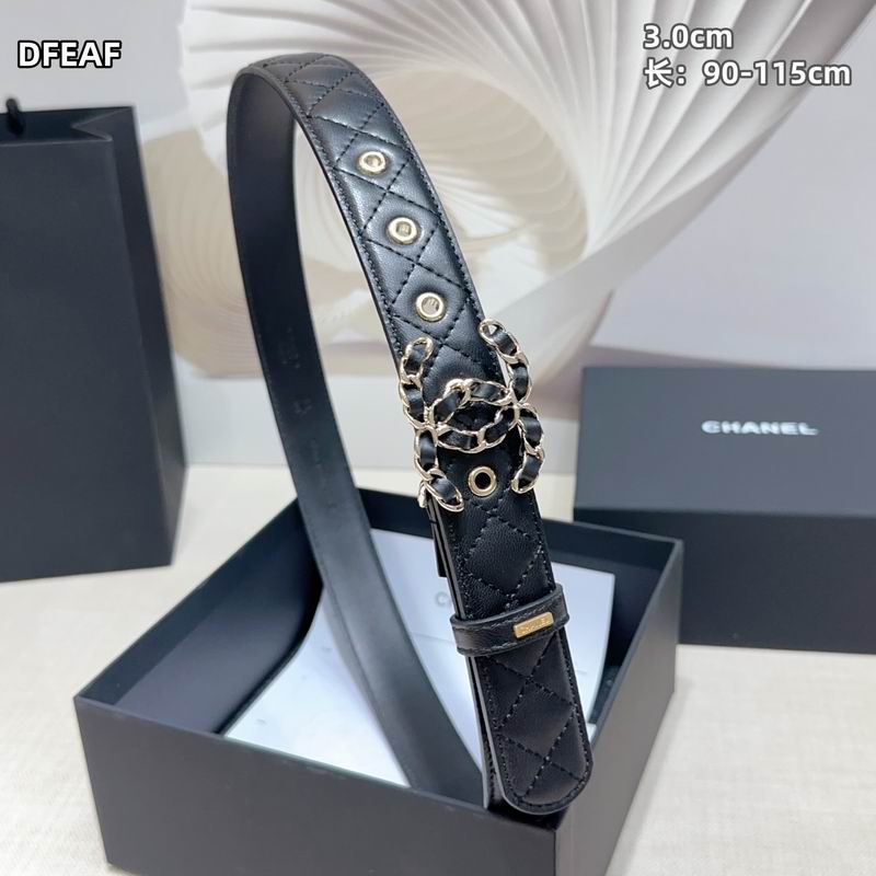 Chanel belt 30mmX90-115cm 8L06
